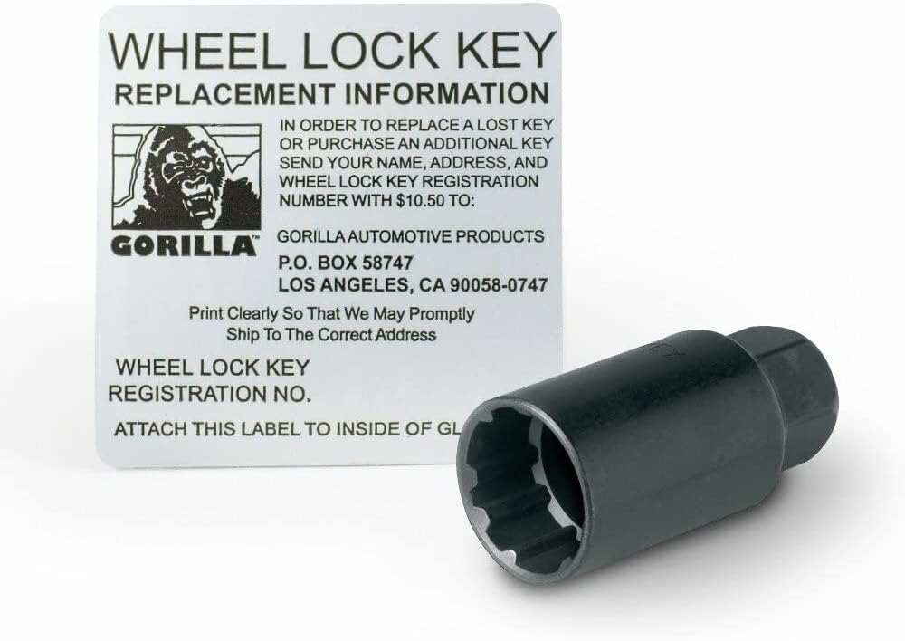 Gorilla 71601N Acorn Wheel Lock, 14 mm x 2.00