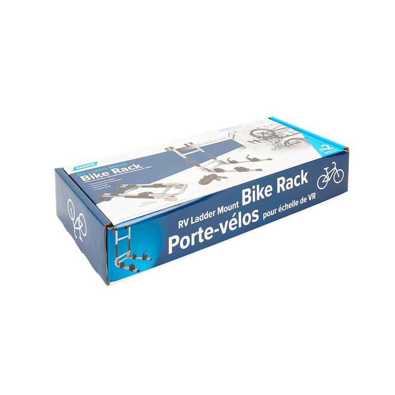 RV Ladder Bike Rack – Camco 51492 – Universal 2-Bike Steel Carrier