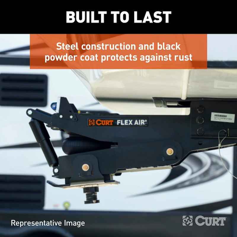 Lippert Flex Air Fifth Wheel Pin Box 328492 – 18000 lb Air Ride King Pin Coupler