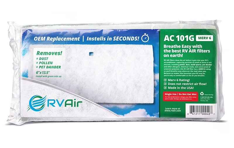 Coleman RV Air Conditioner Filter – MERV 6 – Removes Dust, Pollen, Pet Dander