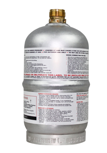 Flame King FK-1LB-ALM Propane Tank - 1 lb