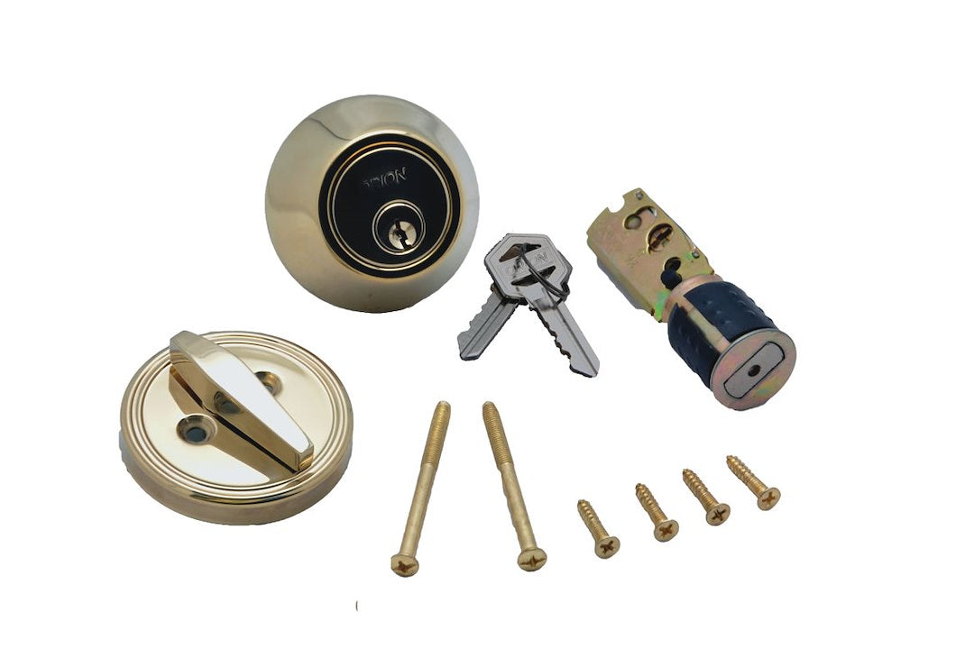 AP Products 013-222 Entry Door Lock - Gold - Knob
