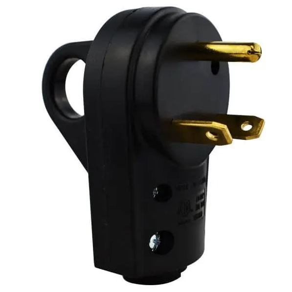 Hughes Auto Power Cord Plug End (30APLUG) – Color: Black