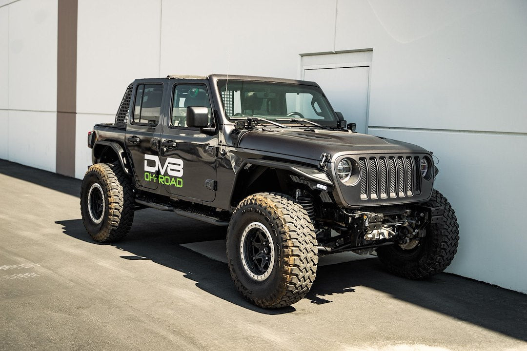 DV8 Offroad SRJL-08 OE Plus Four-Door JL Step Bars