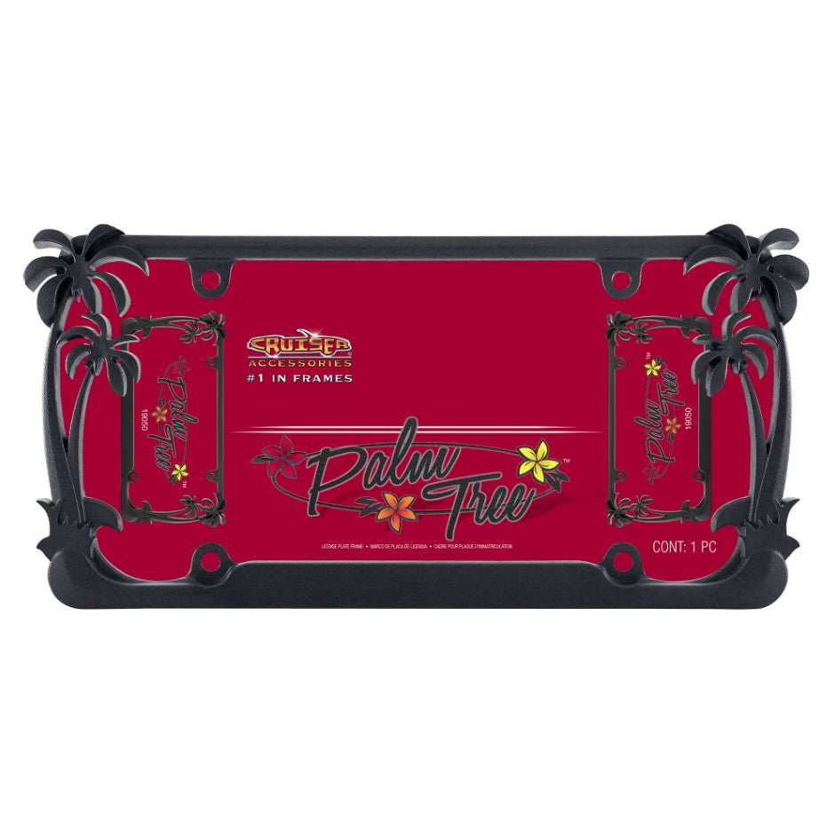 Cruiser 19050 Black Palm Tree License Plate Frame - image 2