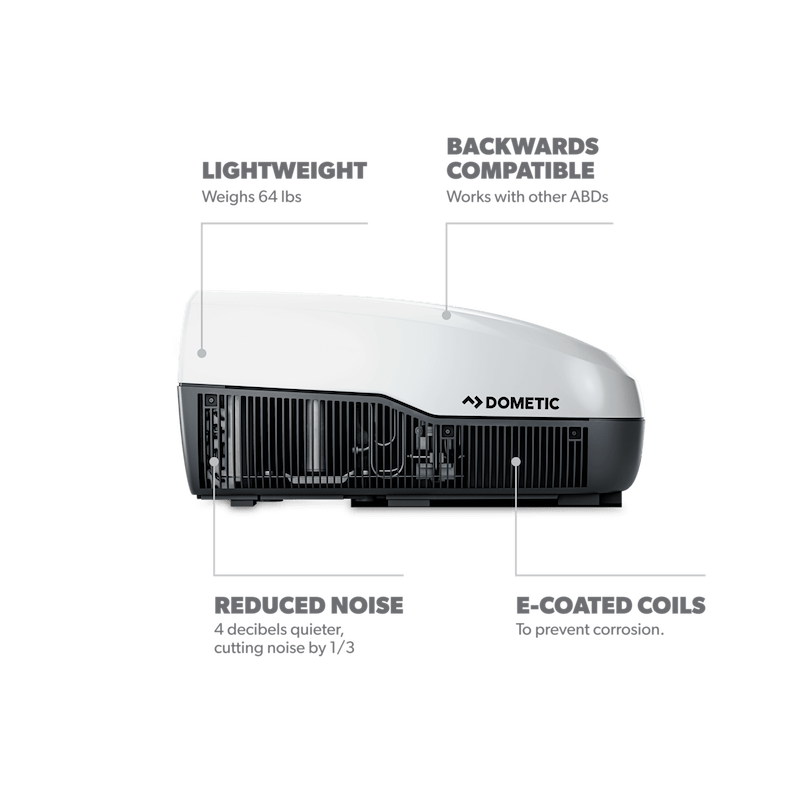 Dometic FreshJet 3 13,500 BTU Rooftop Air Conditioner - FJX3473MWHAS
