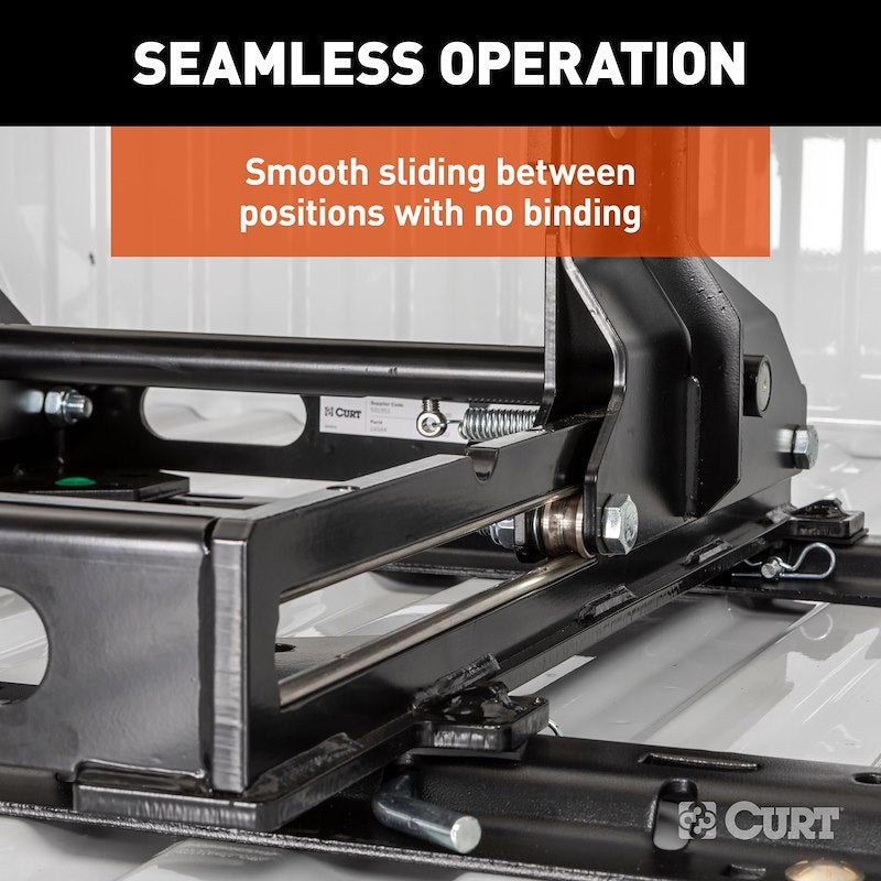 CURT A25 25K Fifth Wheel Hitch with S25 Slider – 16651
