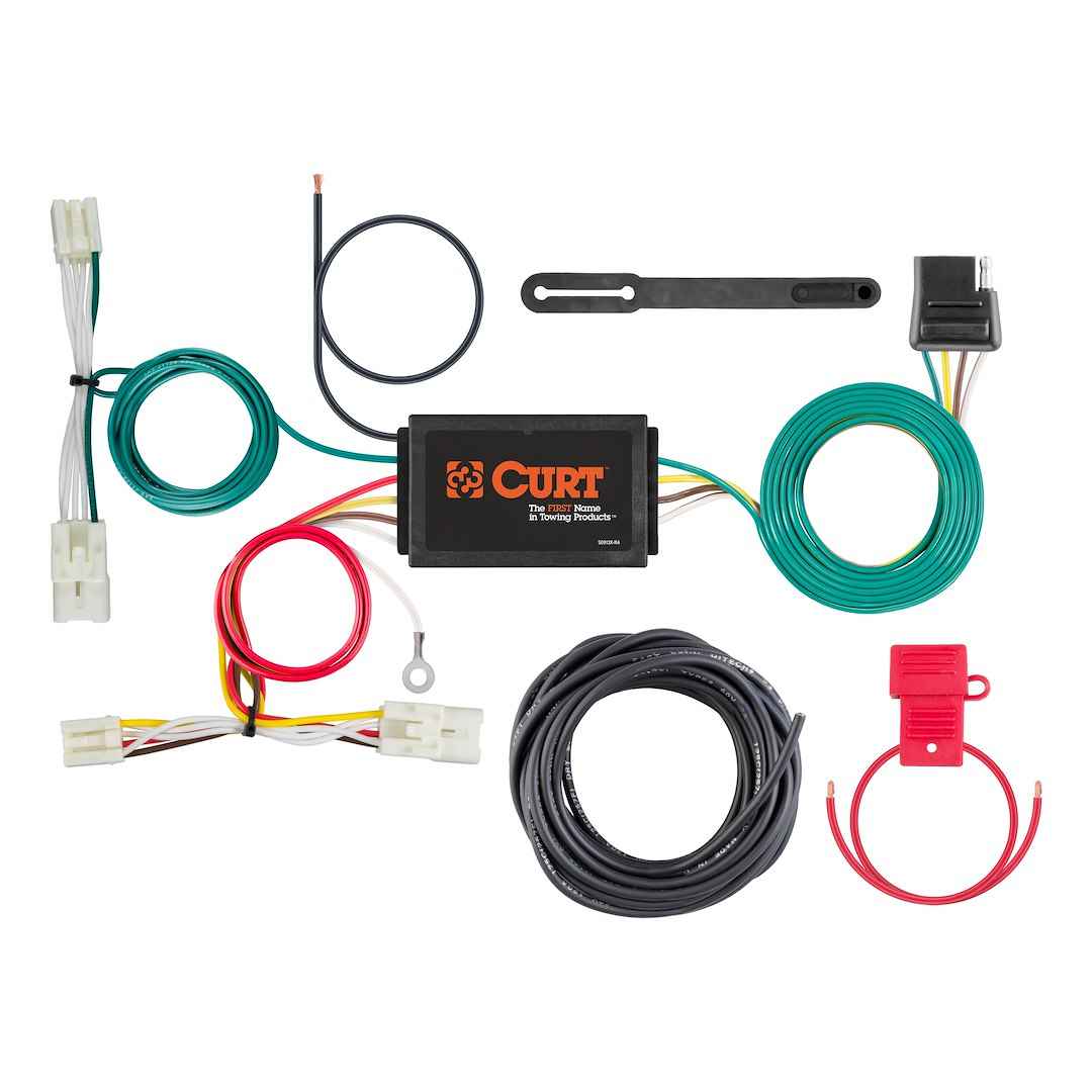 CURT 56390 Custom 4-Way Flat Wiring - Hyundai Sonata
