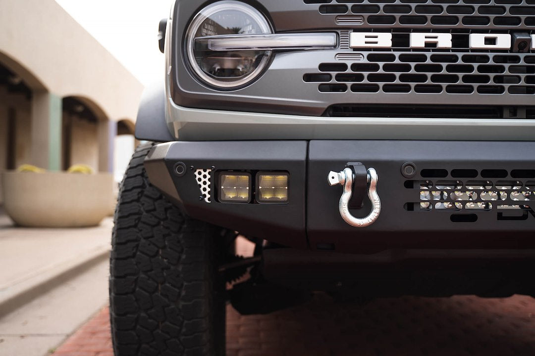 DV8 Offroad FBBR-03 Modular Steel Bronco Bumper