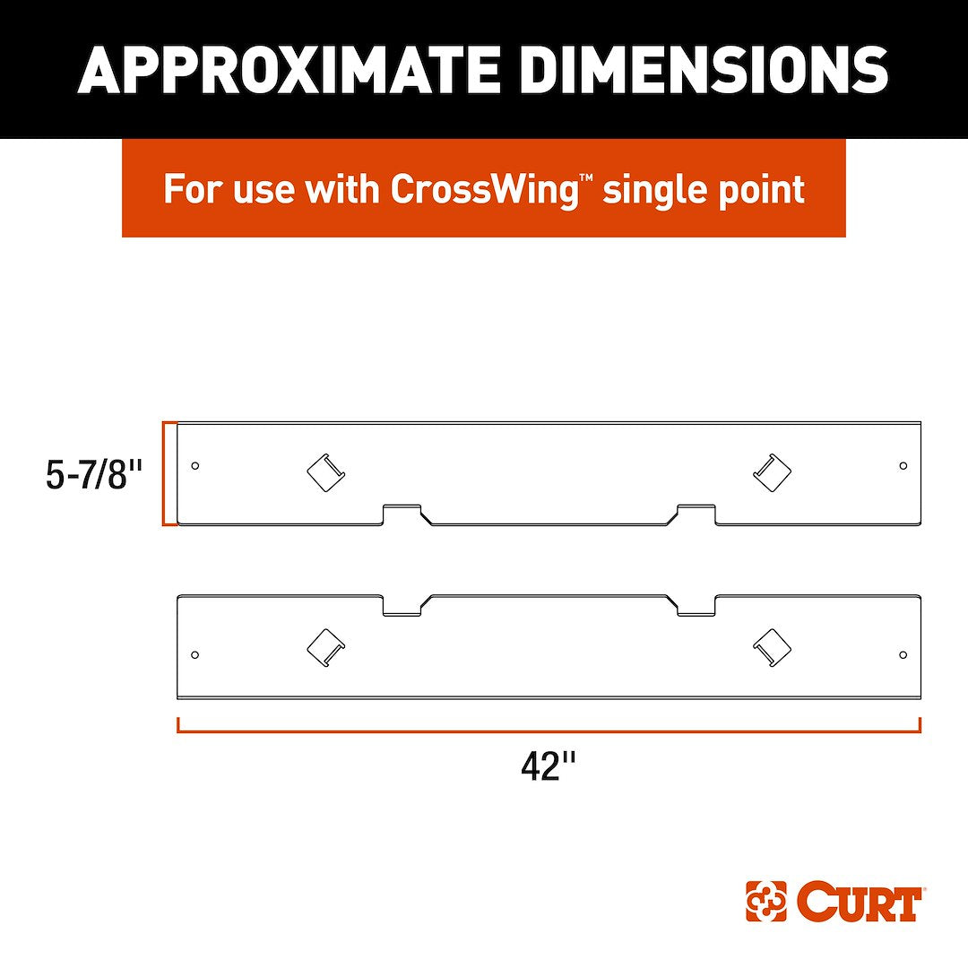Curt 16040 Fifth Wheel Trailer Hitch Bed Reinforcement Kit - image 2