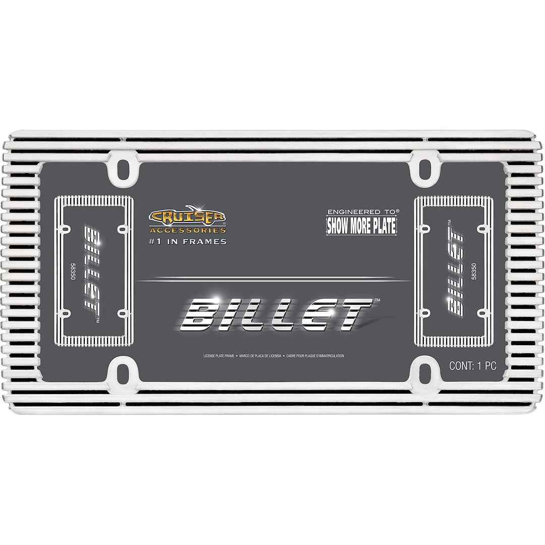 Cruiser 58350 License Plate Frame - Billet, Automotive