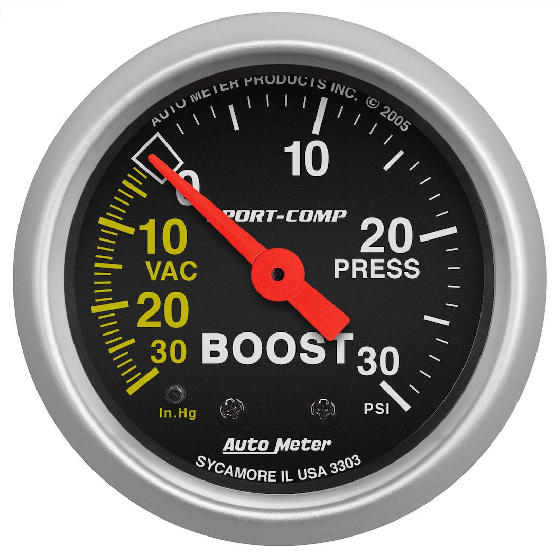 Autometer 3303 Gauge Boost/ Vacuum - image 1