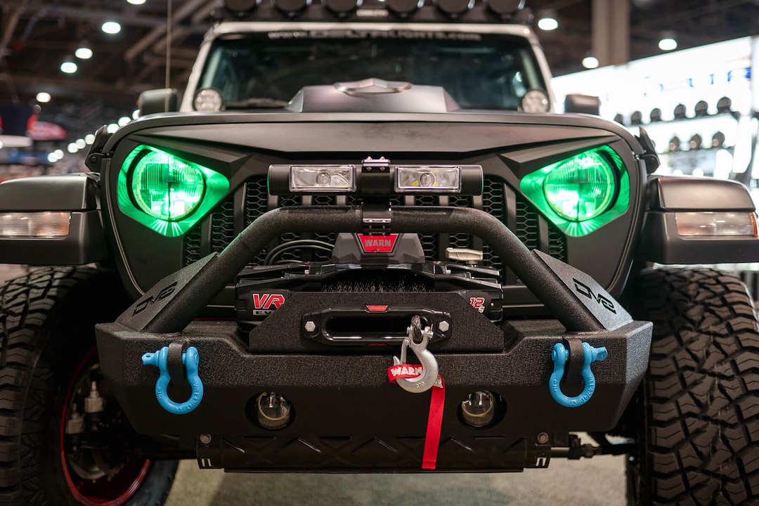 DV8 Offroad GRJL-01 Angry-Style Jeep JL Grille