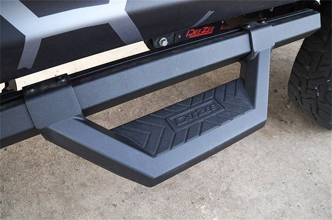 Dee Zee HEX Series With Drop Down Steps Hexagonal Nerf Bar DZ66321CTB - image 5