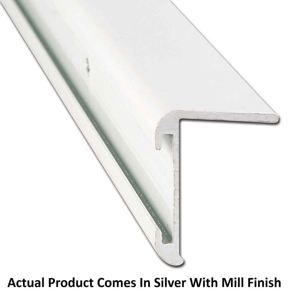 AP Products 021-85203-8 Corner Molding - 8 ft, Silver