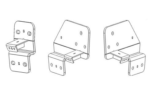 Go Rhino D64205TK Dominator Side-Step Brackets