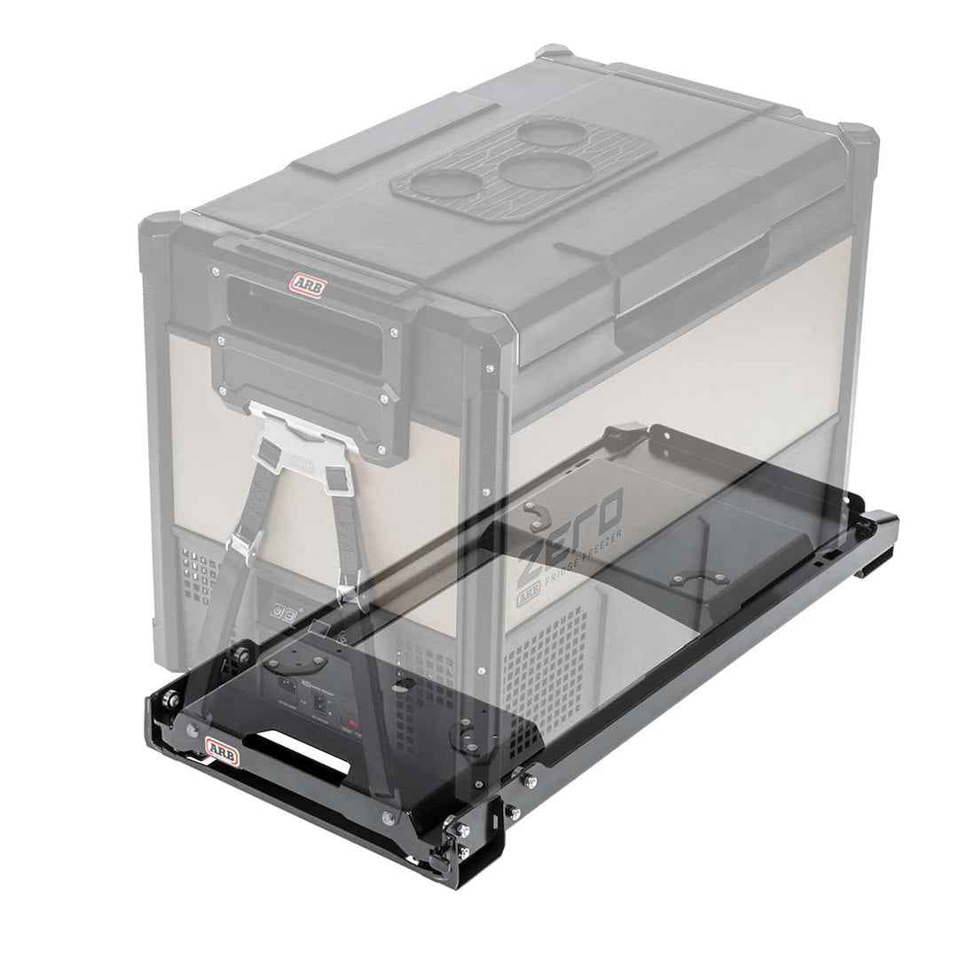 ARB 10900048 ZERO Fridge Slide - ARB Zero 63QT/ 73QT/ 78QT, Black
