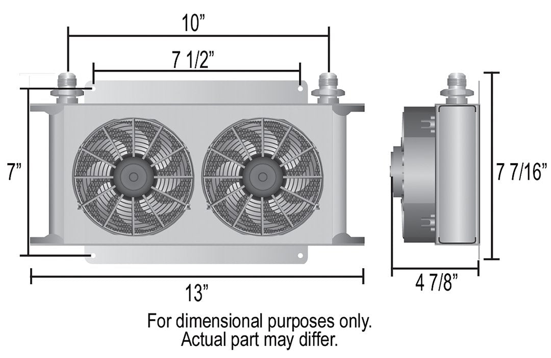 Derale 15840 Hyper-Cool 19-Row Oil and Transmission Cooler - image 4