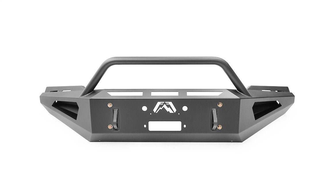 Fab Fours FF18-RS4562-1 Red Steel Bumper with Winch Mount