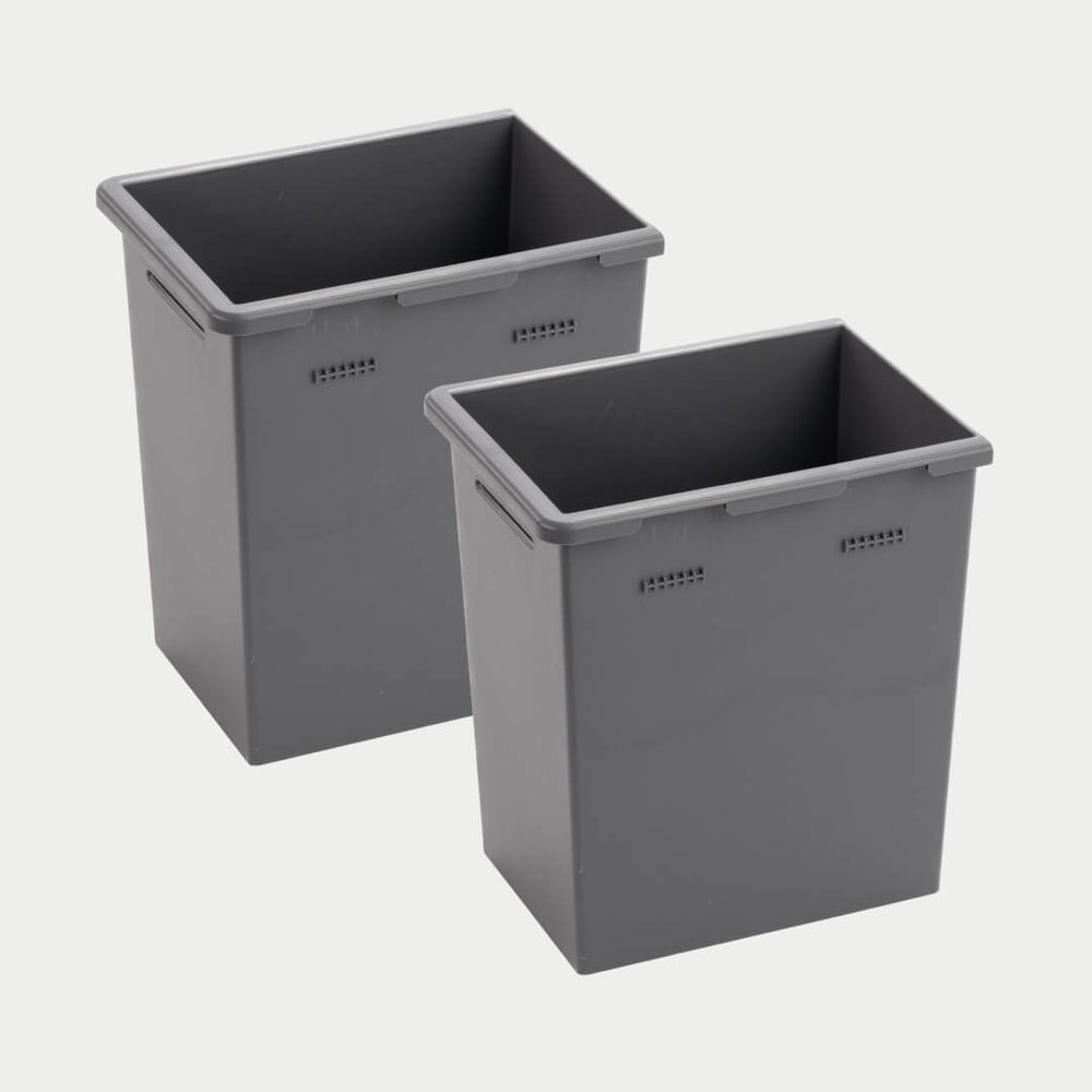Decked A0085-DSBN-GRY Deep Stash Bins, Set of 2