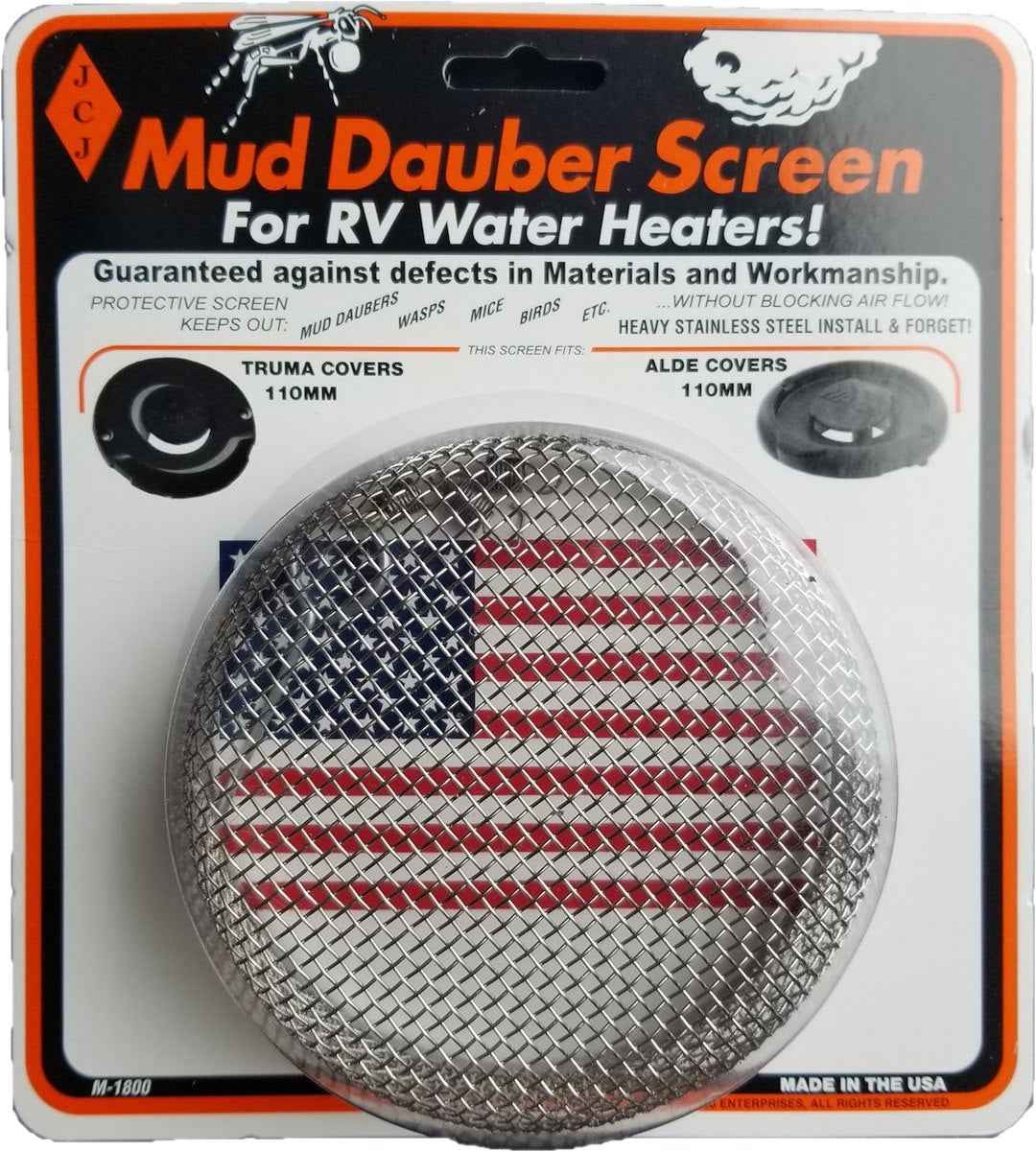 JCJ Enterprises M-1800 Water Heater Insect Screen