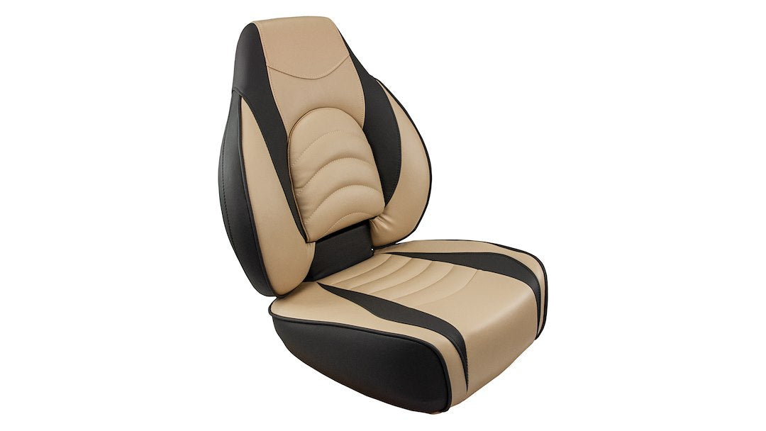 Springfield Marine 1041684-1 Tan/Charcoal Fish Pro 1 Seat
