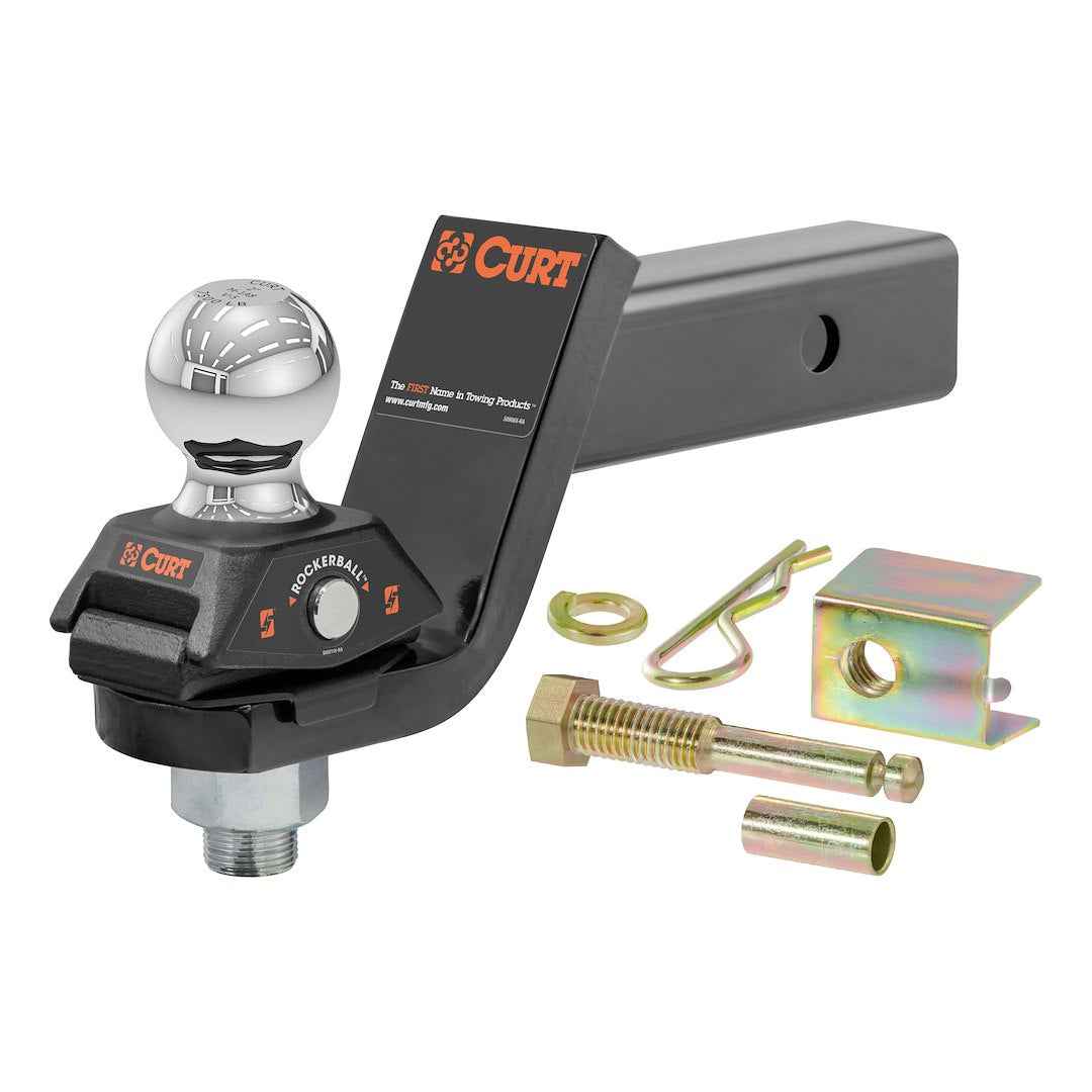 CURT 45143 Ball Mount - 2 in Ball, 3 in Drop, 7500 lb