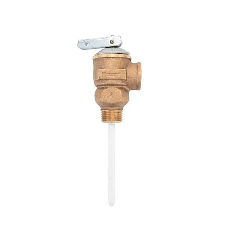 Hot Water Heater Pressure Relief Valve – 4" Probe, 1/2” NPT Threaded