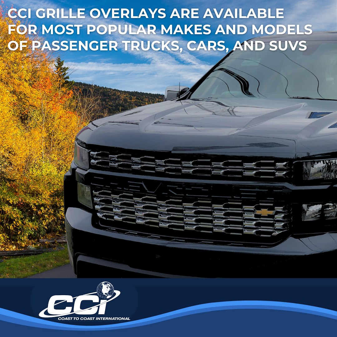 Coast To Coast GI167BLK Black Silverado Six-Bar Overlay - image 5