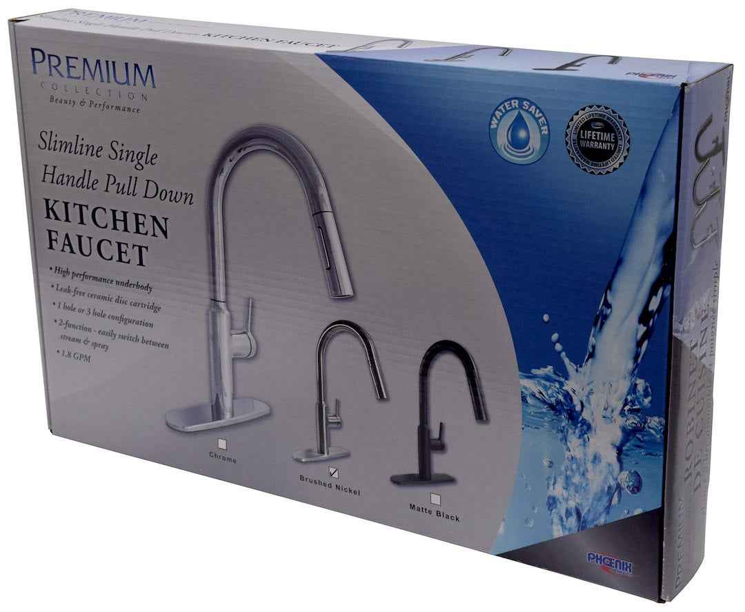 Phoenix Products PF231465 Kitchen Faucet - Silver