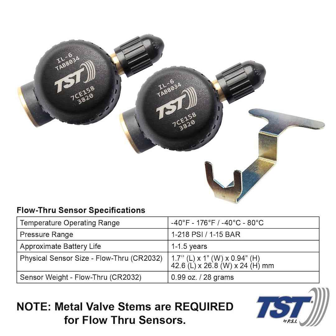 TST TST-507-FT-S2 Flow-Through TPMS Sensors - Set of 2
