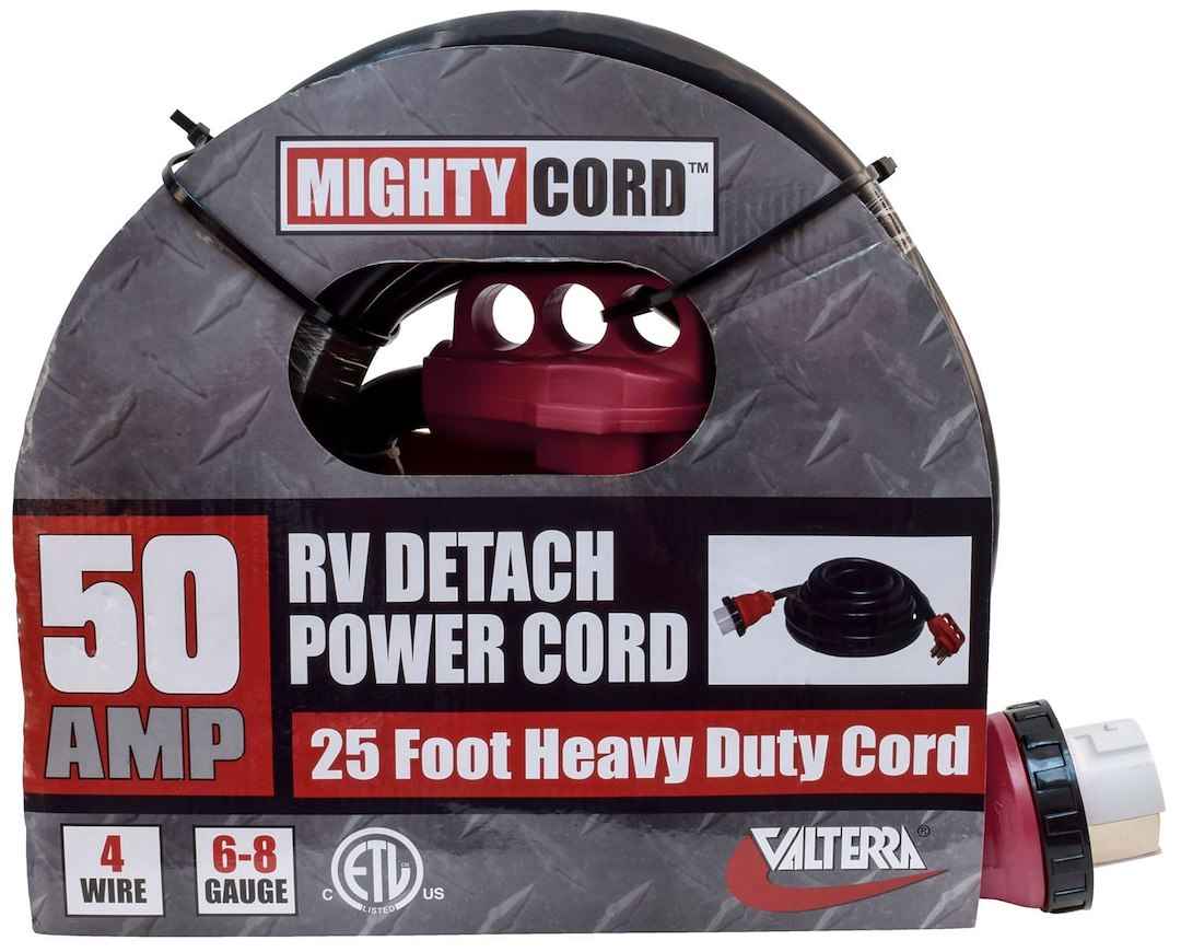 Valterra A10-5025ED 50A Detachable RV Power Cord - 25 ft