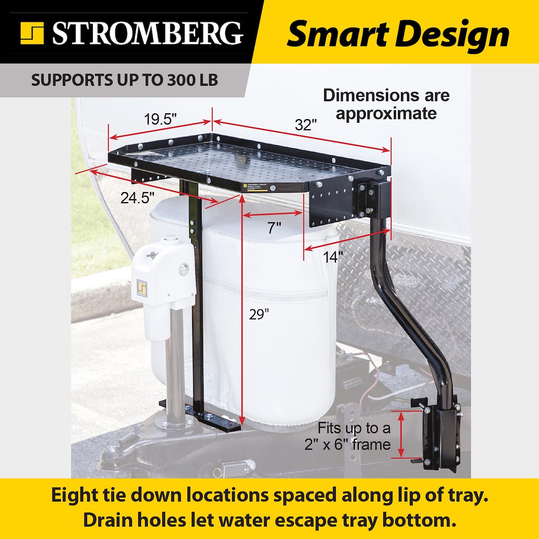 Stromberg Carlson Cc-255 Trailer Tongue Cargo Carrier - image 3