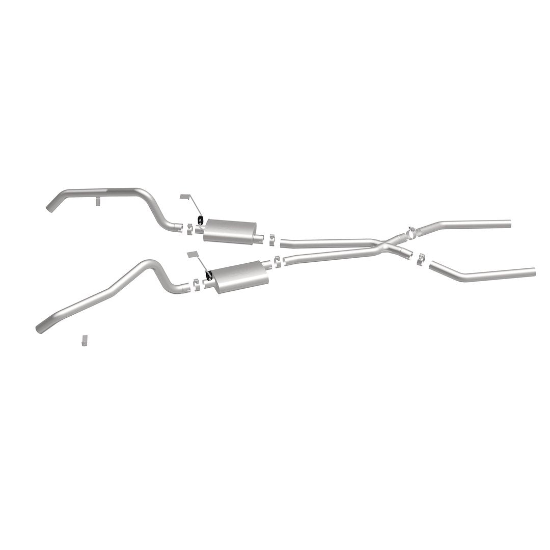 MagnaFlow 15896 Dual Crossmember-Back Exhaust Kit with Tru-X