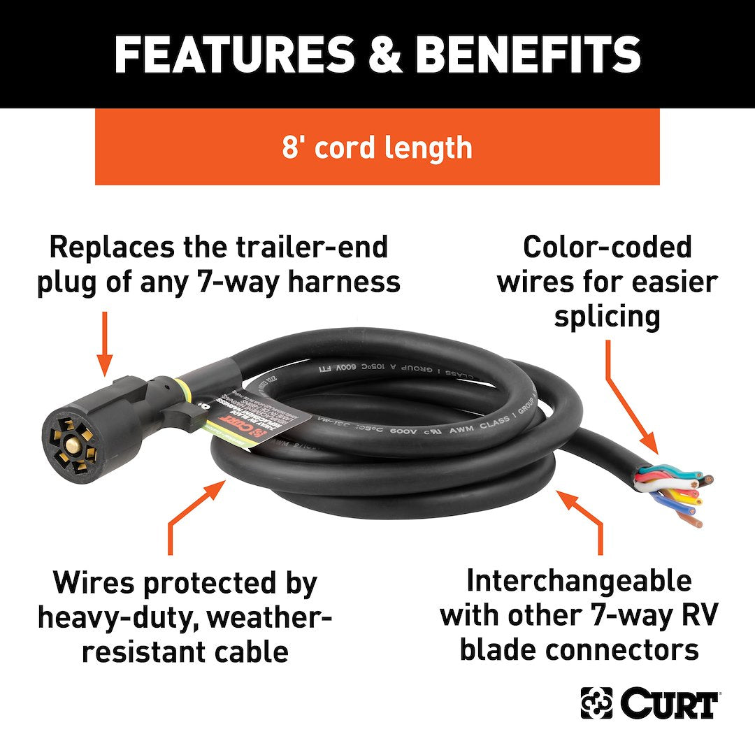 Curt 56602 Trailer Wiring Connector - image 2