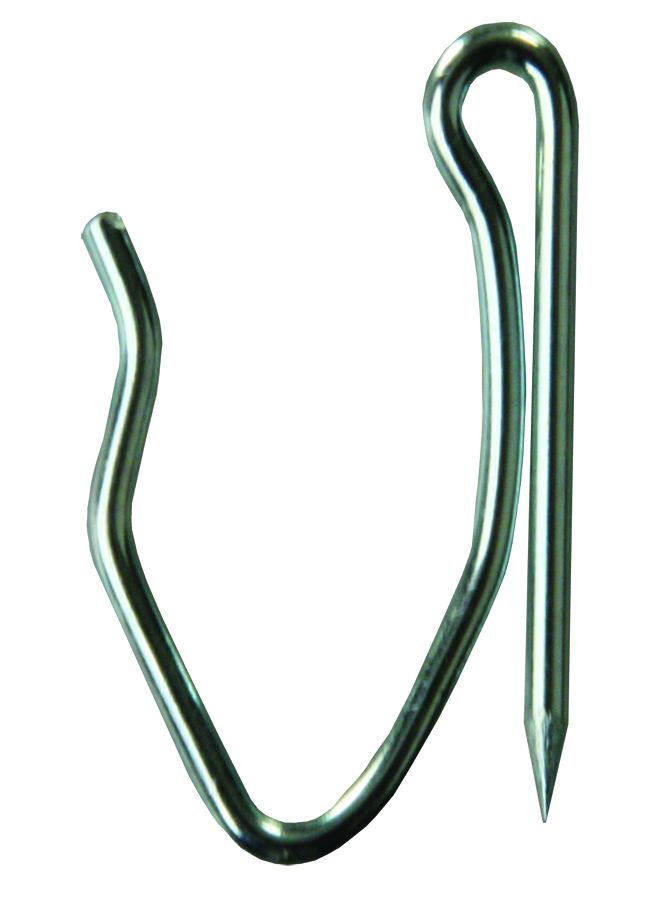 JR Products Window Curtain Hook (81545) – Material: Stainless Steel