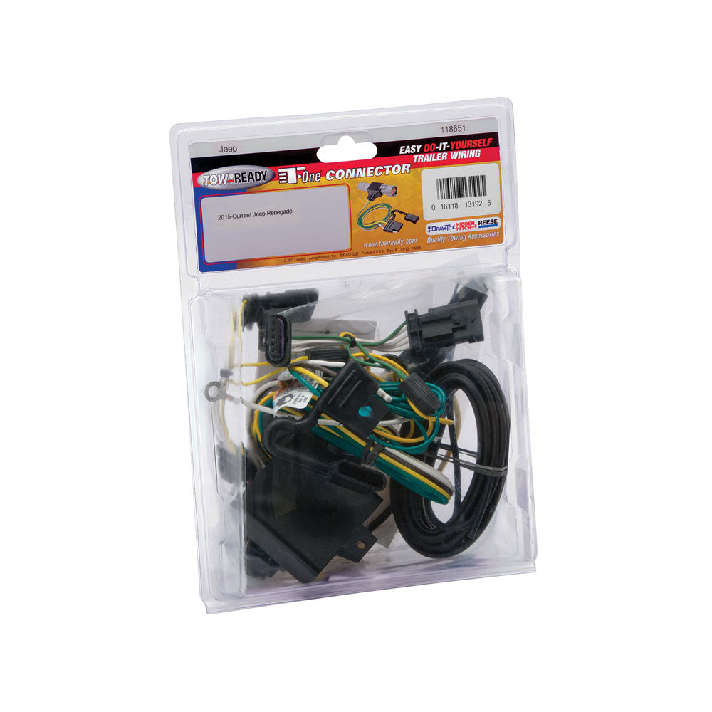 Tekonsha 118651 Trailer Wiring Connector for Jeep Renegade 2015–2023
