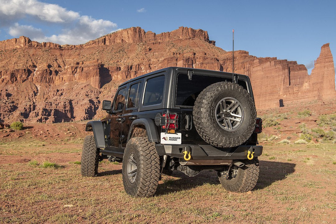Rugged Ridge 11540.36 Heavy-Duty Steel Rear Bumper for JL