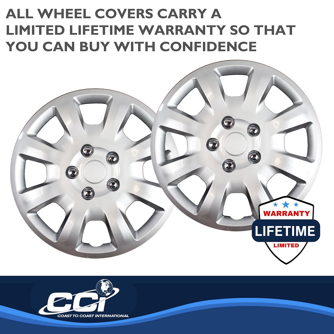 Coast To Coast 44216S Galant 16-Inch Silver Wheel Covers - image 3