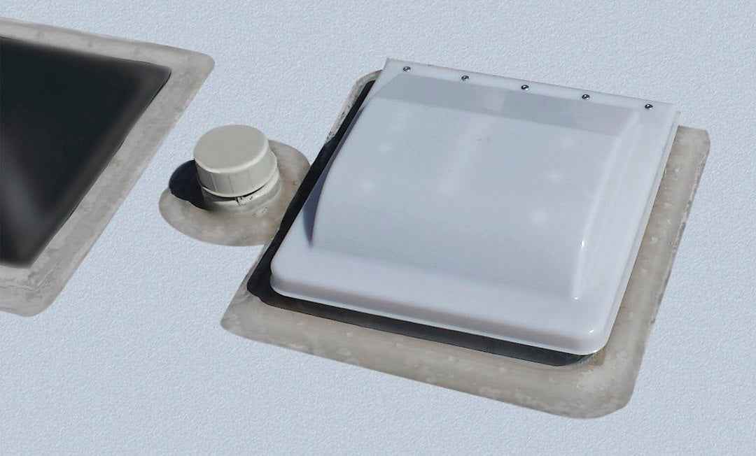 Valterra A10-3375 Roof Vent Lid - White