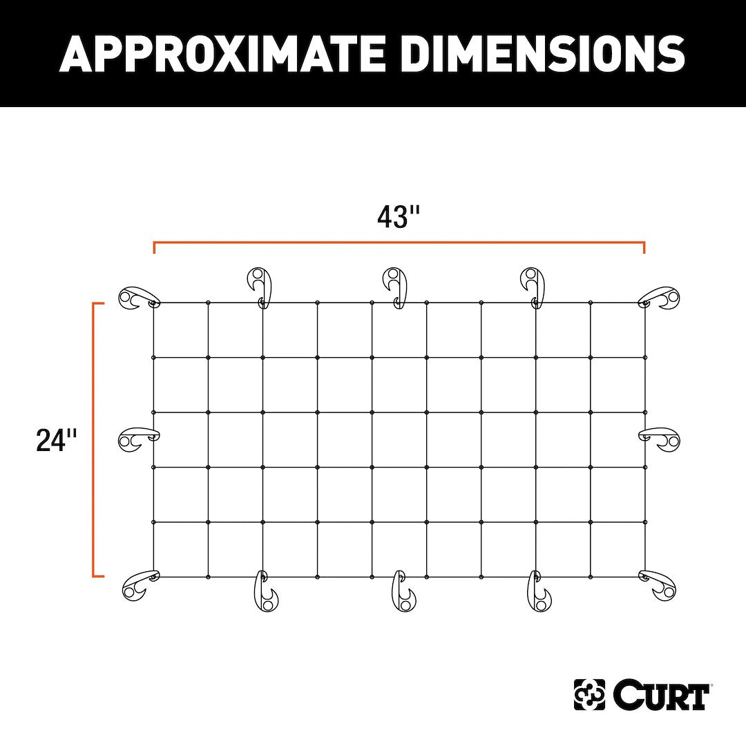 Curt 18202 Exterior Cargo Net - image 6
