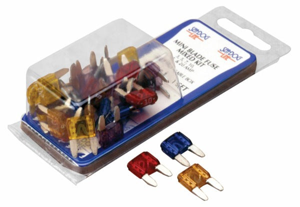 Sea Dog 445090-1 Mixed ATM Mini Blade Fuse Kit