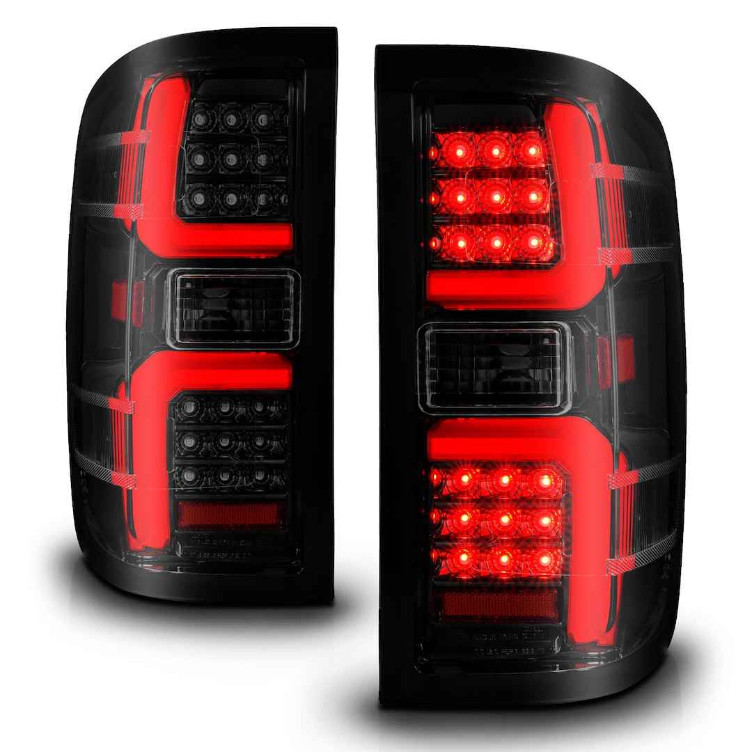 ANZO USA 311451 Smoke LED Tail Lights for Silverado 1500 2014–2018
