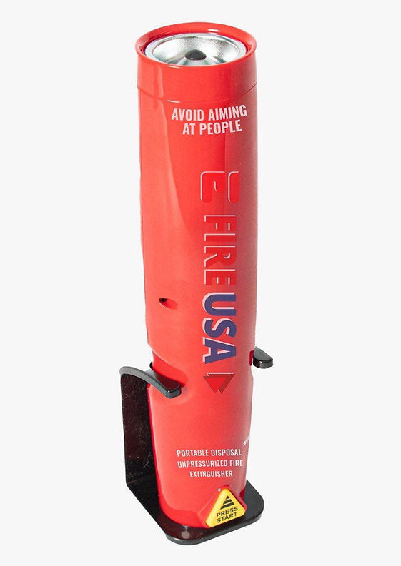 Elide Fire PF1 Portable Aerosol Fire Extinguisher 1 lb A/B/C Rated Red