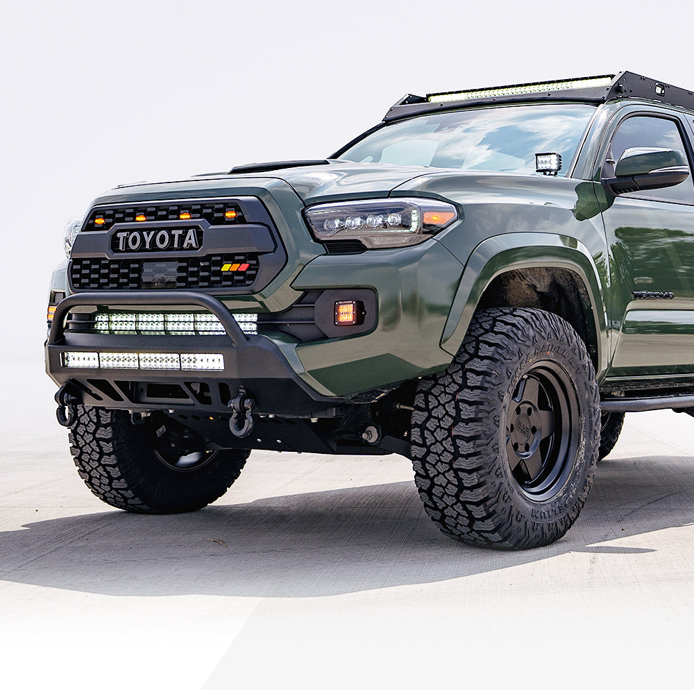 Cali Raised LED CR3306 Tacoma Stealth Bumper with Bull Bar - image 9