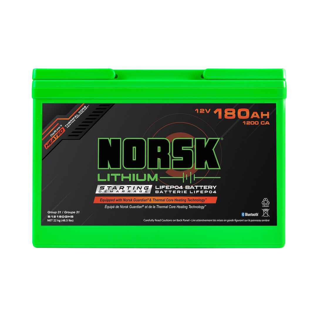 Norsk B12180GHS 12V 180Ah Lithium Starting Battery