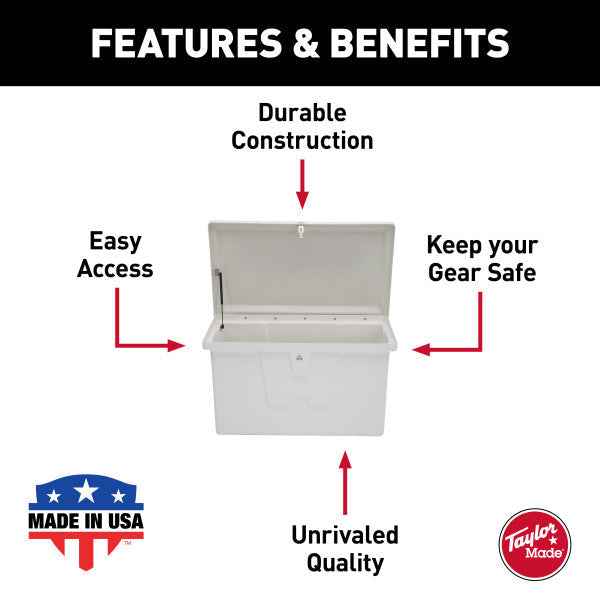 Taylor Made 83553 Dock Storage Box - 26 in
