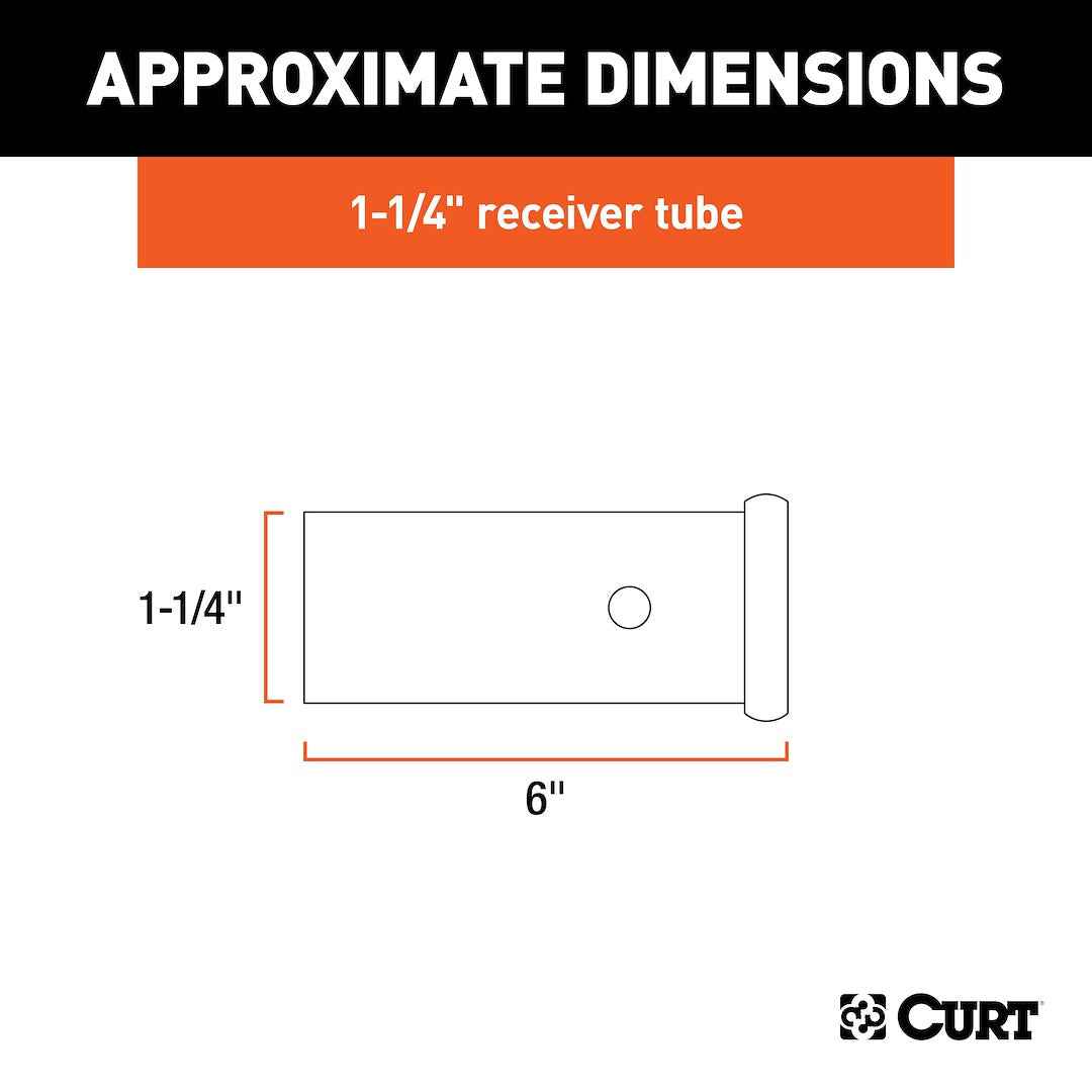 CURT 49506 Trailer Hitch Receiver Tube