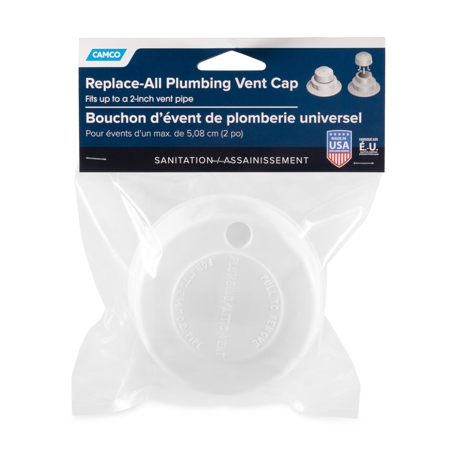 Camco Sewer Vent Cap (40034) – Material: Resin