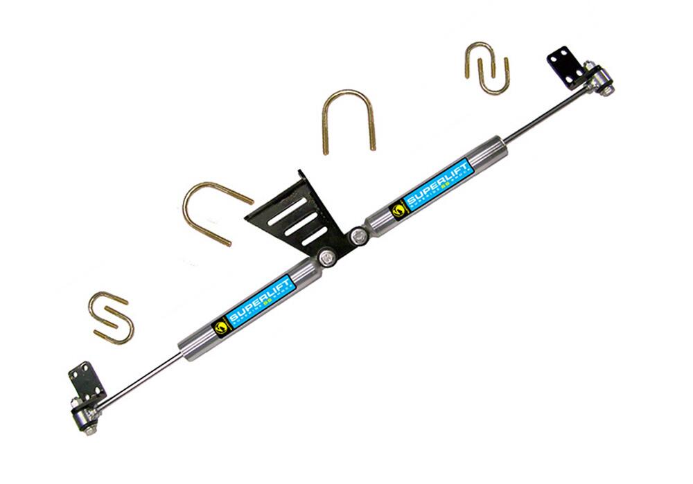 Superlift 92105 Superide SS Jeep JK Dual Steering Stabilizer